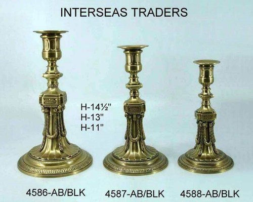 Designer Brass Candle Stand - Handmade Metal, Lightweight Design | Alluring Look, Pleasing Finish, Easy to Clean