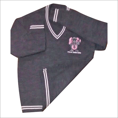 Wool Kids School Uniform Sweater