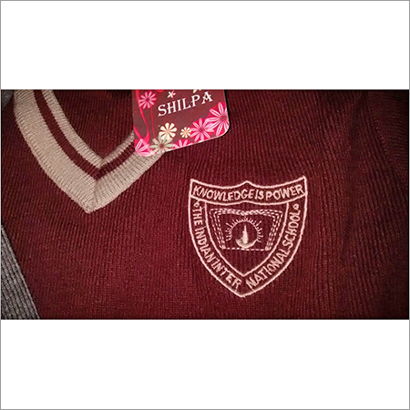 Wool Boys School Uniform Sweater