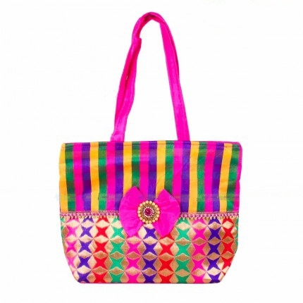 Colorful Stripes with Bow