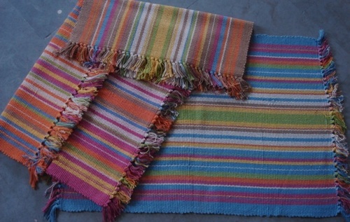 Multi Strip Handloom Durries