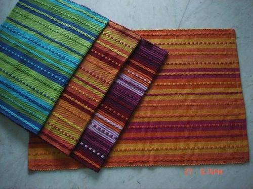 Multicolor Multi Strip Handloom  Durries