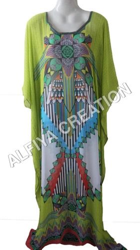 Multi Color Digital Shade Farasha Kaftan