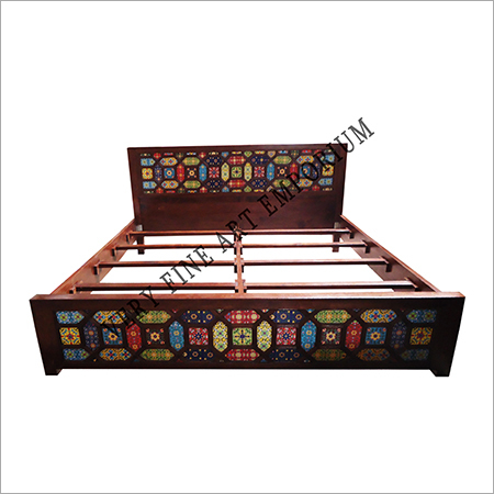 Tile Fitted Wooden Bed