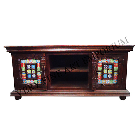 Tile Fitted Wooden TV Unit