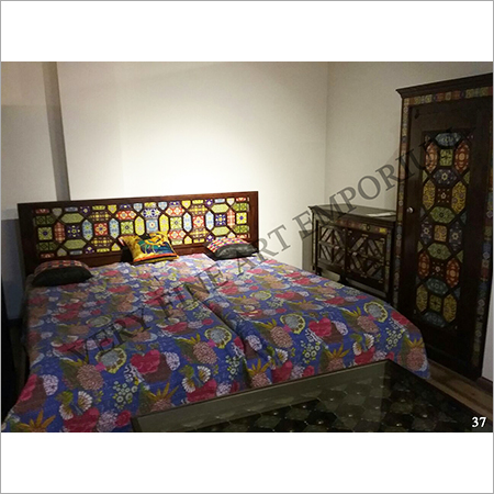 Handcrafted Wooden Bed