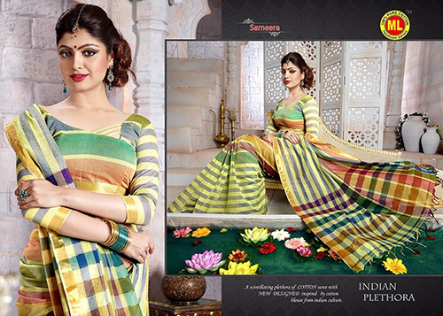 Mix Color Exclusive Designer Sarees