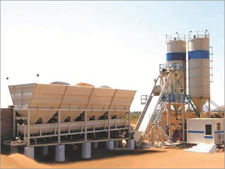 Concrete Batch Mix Plant - Steel Frame, 220-420 Voltage, 10-20 kg Weight | Manual Control System, Durable Design