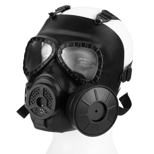 SAFETY FACE GUARD WITH Black CANISTER