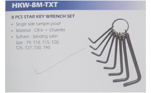 8 PCs Star Key Wrench Set