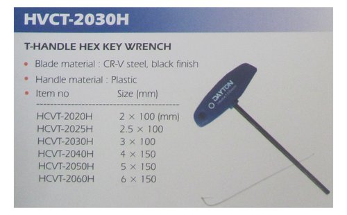 T-Handle Hex Key Wrench