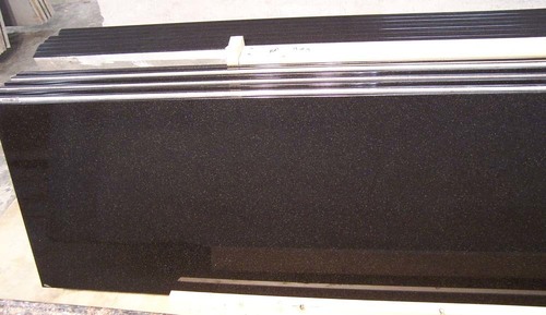 Granite Counter Top - 2cm Thickness, Variable Dimensions, Black | Durable, Polished, Heat-Resistant, Stain-Resistant, Scratch-Resistant, Easy to Clean, Elegant