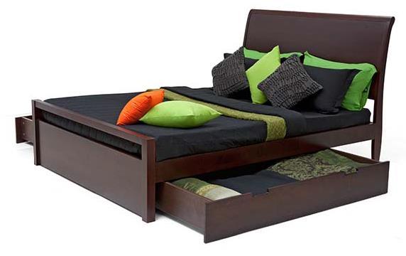Amour Dover Wooden Storage Bed