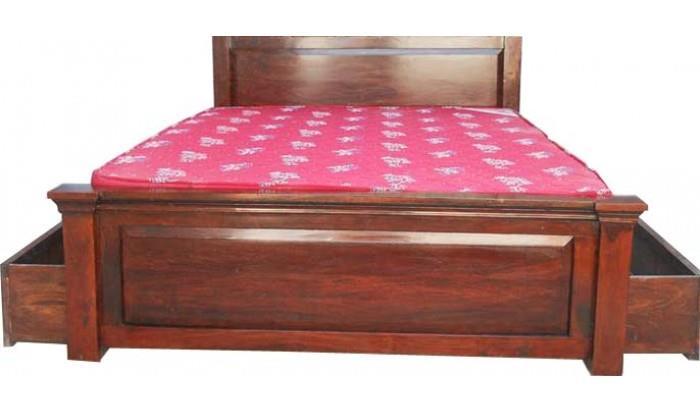 Amour Bedok Wooden Storage Bed