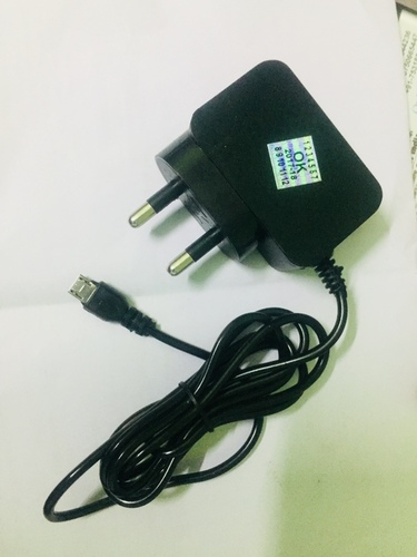 2 Pin Mobile Charger - Plastic Material, 40-80 Grams, Dual Charging Capability | Easy Installation, Lightweight, Thermal Resistant Design