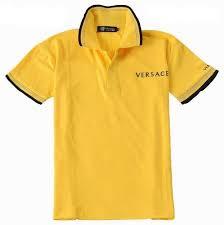 Cotton Yellow Polo T Shirt