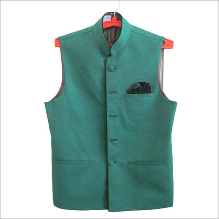 Green Nehru Jacket