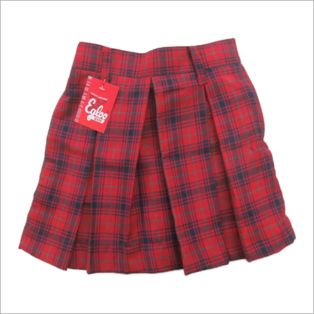 School Check Skirt Age Group: 4 To 13 Years