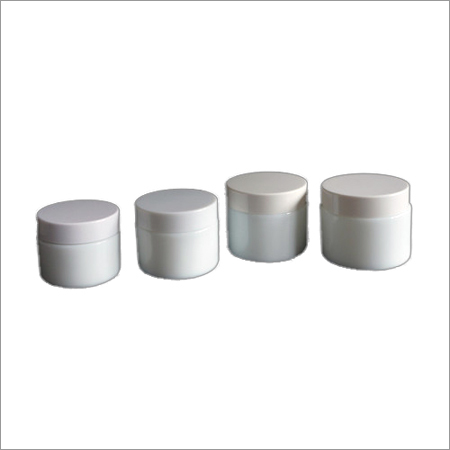 White Plastic Cosmetic Containers