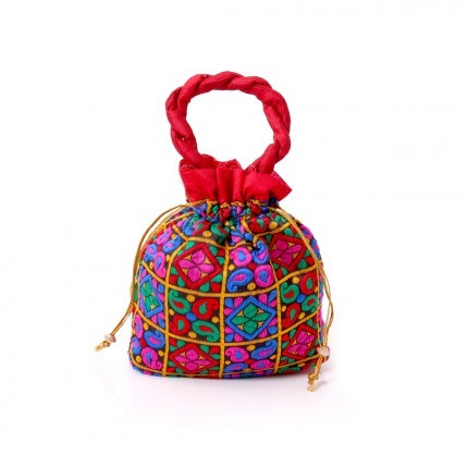 Potli Bag - Flower Design