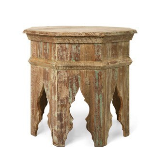 Reclaimed Wood Side Table