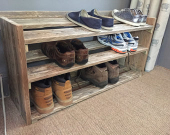 Reclaimed Wood Shoe Eack