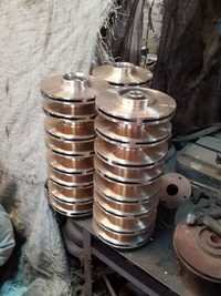 Bronze Impeller - Stainless Steel, Standard Size, Silver Color | Abrasion Resistant, Robust Build, Easy Installation For Water Pumps
