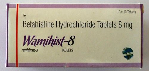 Betahistine Hydrochloride Tablets 8 Mg General Medicines