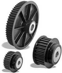 Timing Belt Pulley - Black, 500-1000 Mm Size, 500-2000 Grams Weight | Easy To Install, Corrosion Resistant, Rugged Design, Elevated Durability