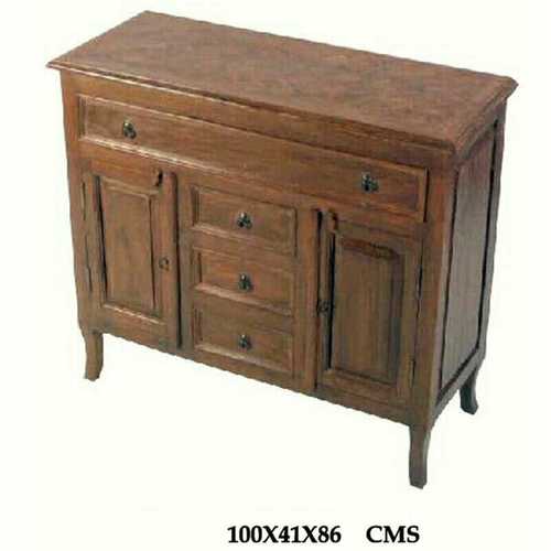 Sheesham Furniture-Wood sideboard With Drawer