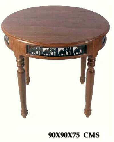 Royal Sheesham Round Table with Jali