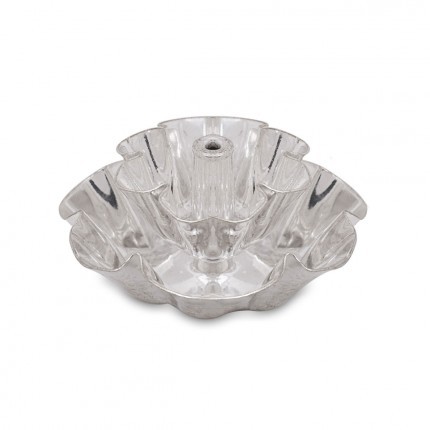 German Silver Double Flower Diya