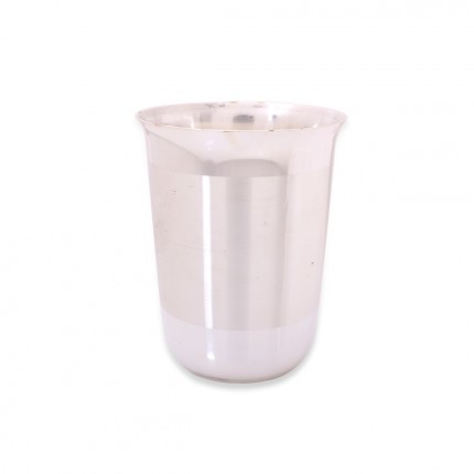 Silver Coated Glass Plain 3.5 Inch