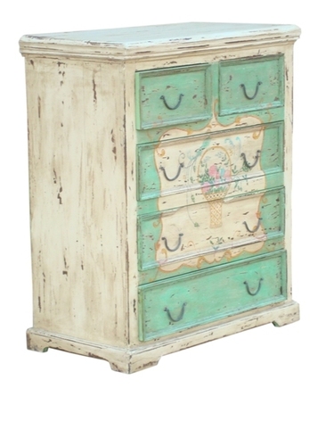 Painted Furniture-CHEST OF DRAWERS