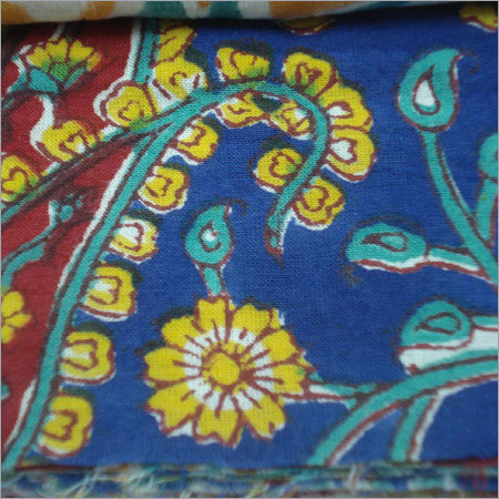 Rapid Print - Cotton, Variable Dimensions, Blue | Durable Print, Floral Pattern, Soft Fabric, Unique Design, Vibrant Colors