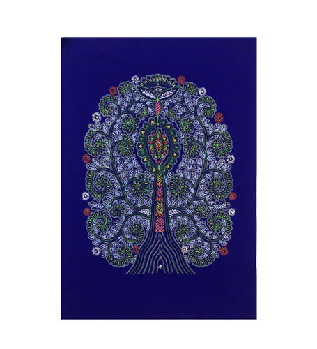 Tree of Life - Incredibly Unique Rogan Art Blue painting