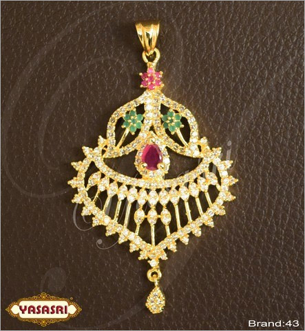 Golden Cz Locket
