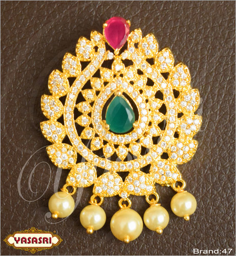 Golden Cz Locket