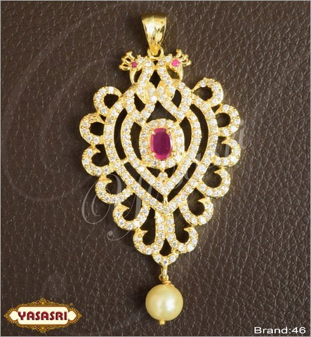 Golden Cz Locket
