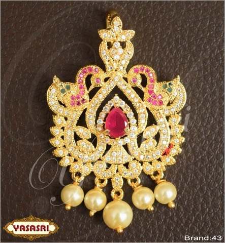 Golden Cz Locket