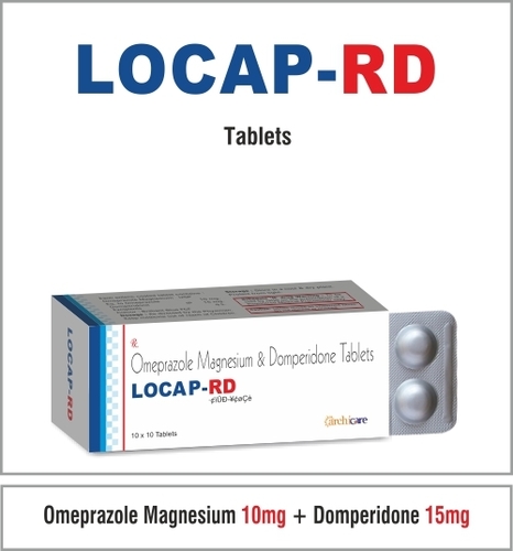 Omeprazole Magnesium 10 + Domperidone 15 Tablets