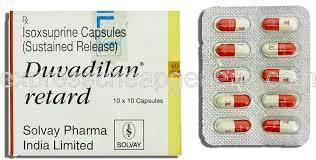 Duvadilan Tab - Isosorbide Capsules, Sustained Release, 10 Count | Vasodilation, Uterine Relaxation, Beta-2 Agonist