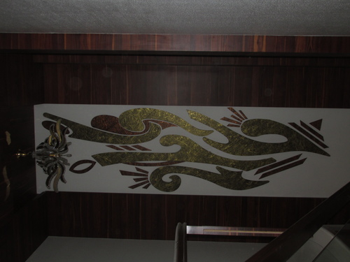 Interior Wall Decoration - Wood and Glass, Variable Dimensions, Brown | Unique Patterns, Elegant Designs, Highly Durable, Easy Installation, Customizable, Glossy Finish
