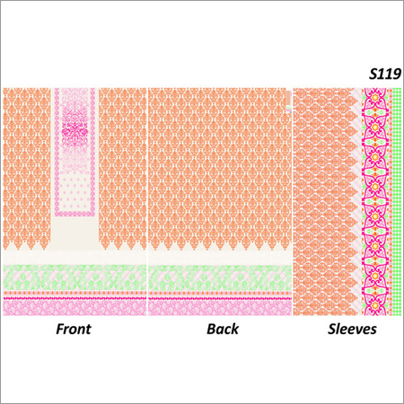 Ladies Printed Suit Fabric