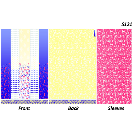 Printed Ladies Suit Fabric
