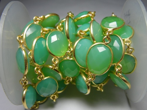 Chrysoprase Station Chain