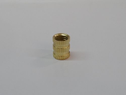 Triple Straight Knurling Brass Inserts