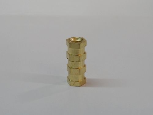 Four Hex Brass Inserts