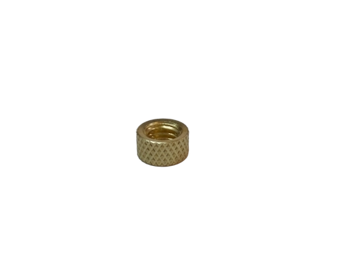 Brass Threaded Insert Nut - CW614N Brass, M2 to M12, Round/Hex/Square, Nickel Plated, ISO Metric Threads, High Strength, Corrosion Resistant, Reusable