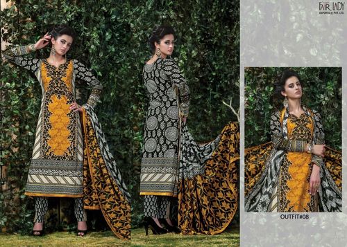 Fancy Cotton Dress Material